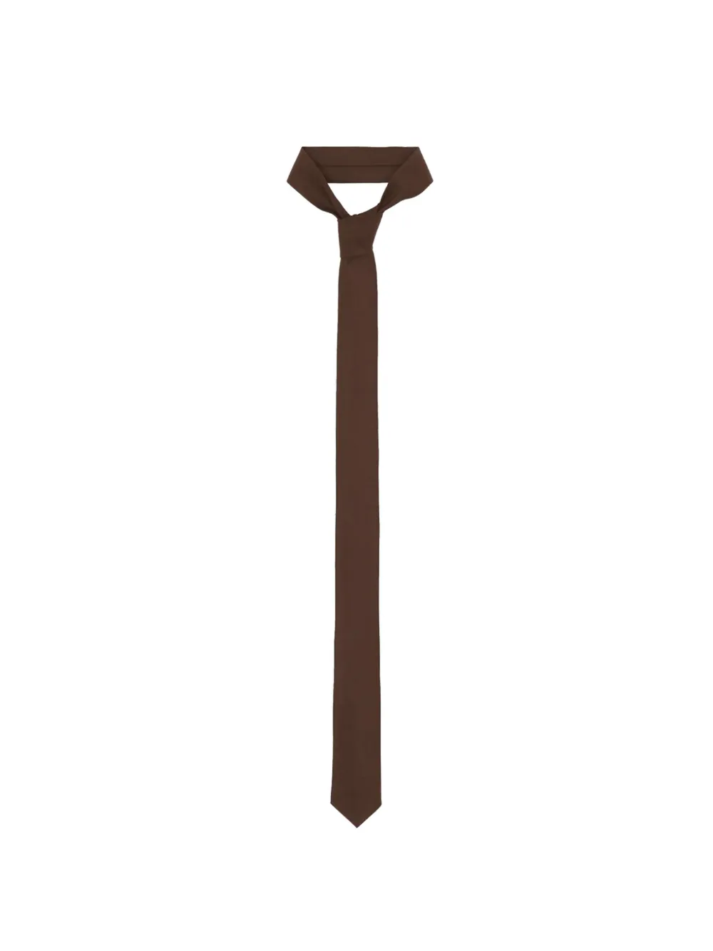 The Frankie Shop Pointed-toe Tie In Brown