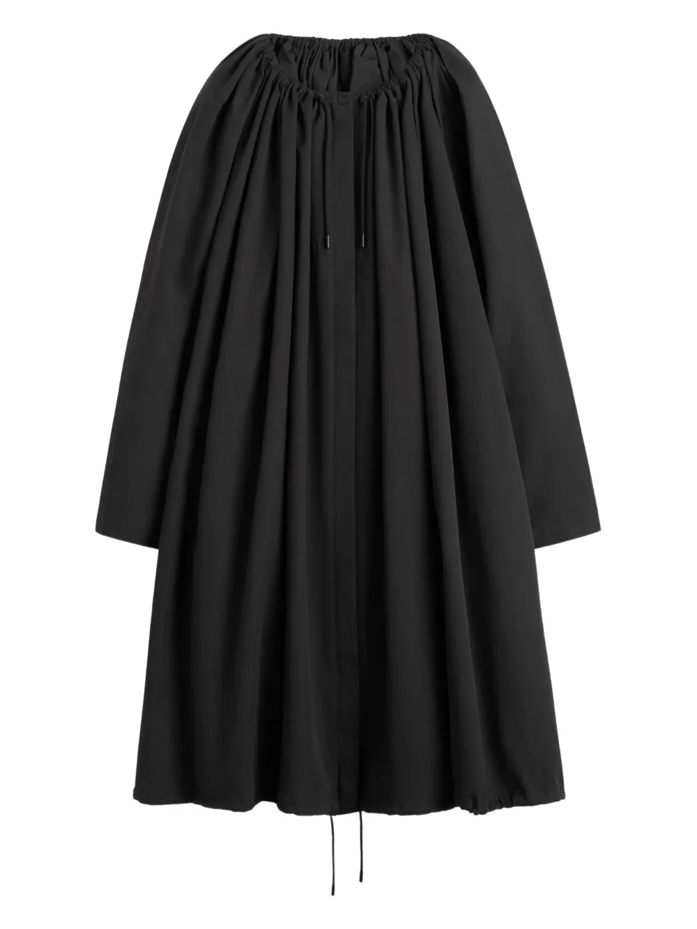 TOTEME gathered parachute coat | Black | Image 1