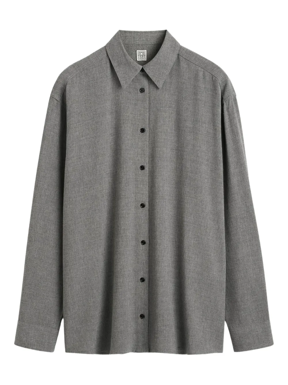 Totême Classic Button-down Shirt In Gray