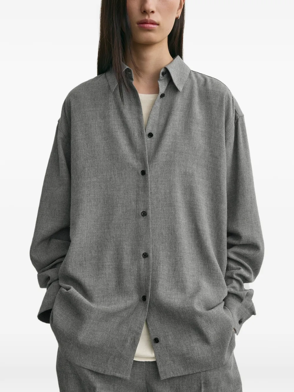 TOTEME Button-down blouse Grijs
