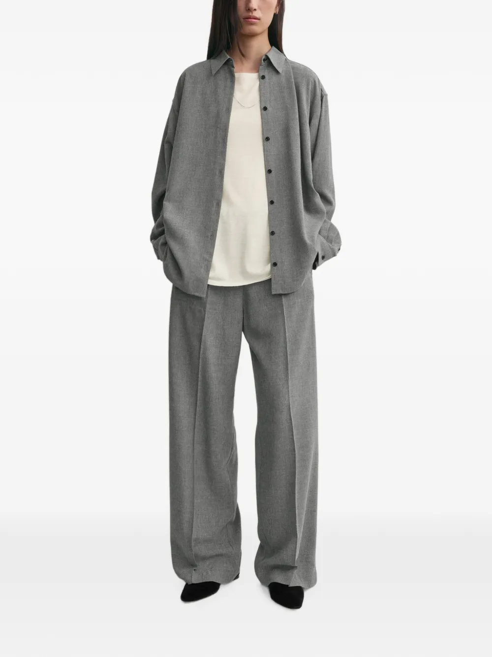 TOTEME Button-down blouse Grijs
