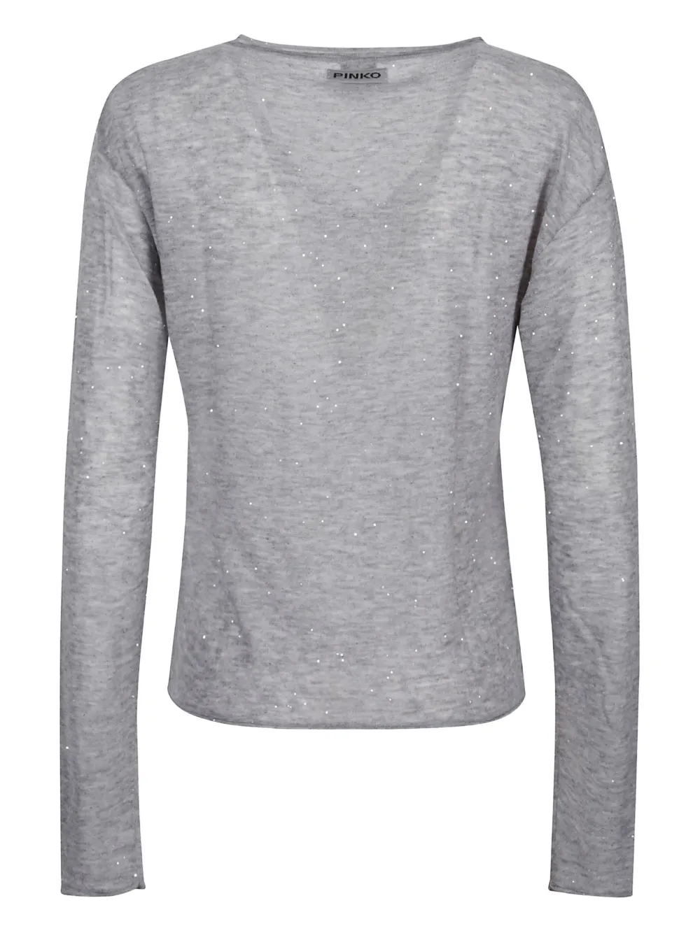 PINKO Top verfraaid met pailletten - Grijs
