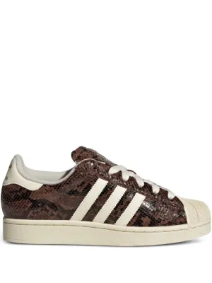 Adidas Japan snakeskin-print Trainers | Brown | FARFETCH