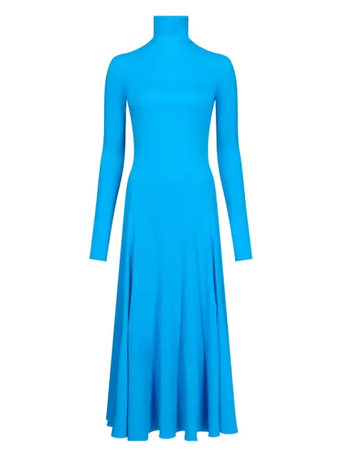 Alaïa heart-shaped back midi dress