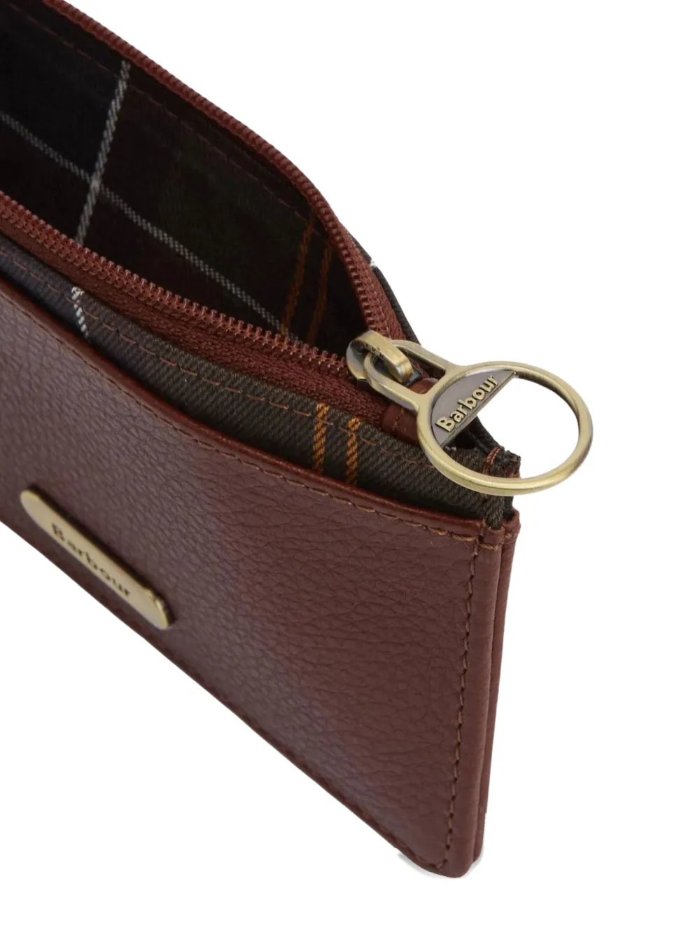 Barbour Alder portemonnee met plakkaat Bruin