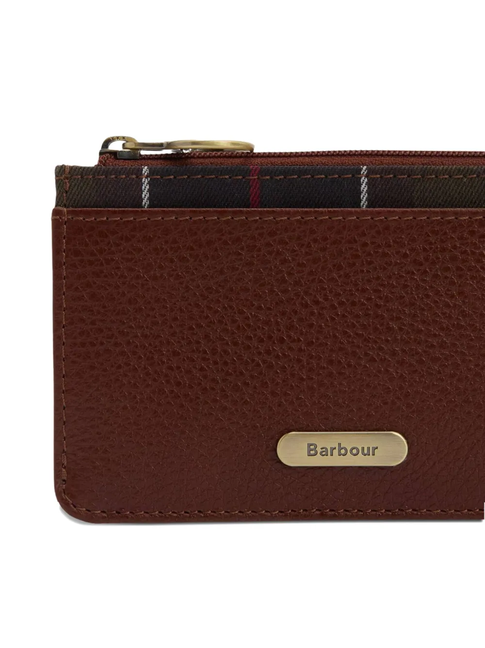 Barbour Alder portemonnee met plakkaat Bruin
