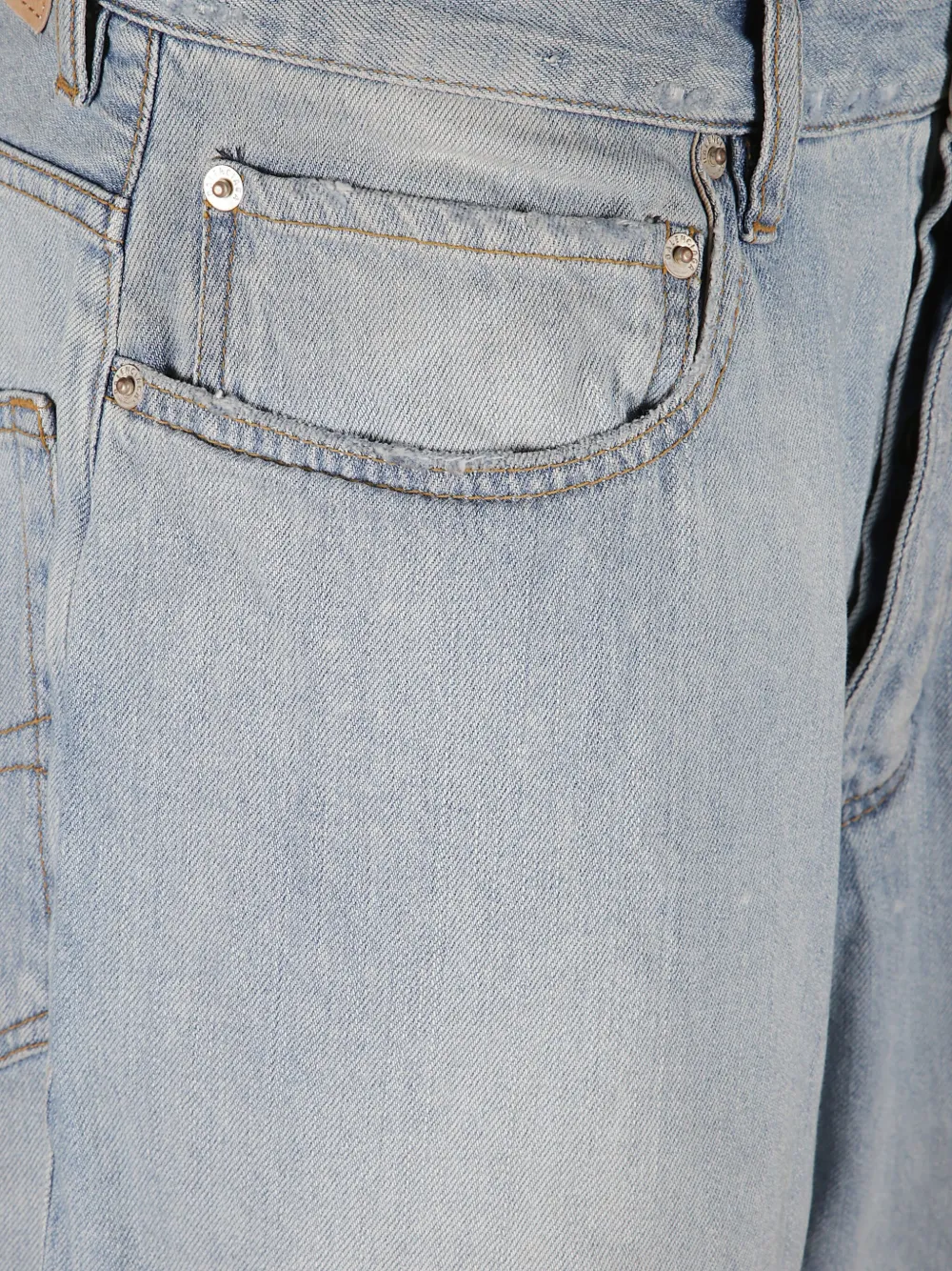 Balenciaga Gerafelde jeans Blauw