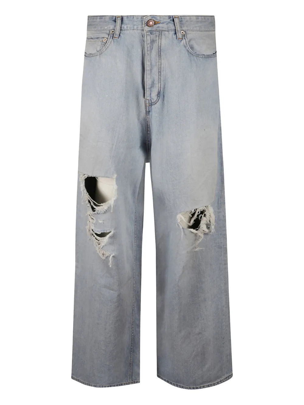 Balenciaga ripped jeans - Blu