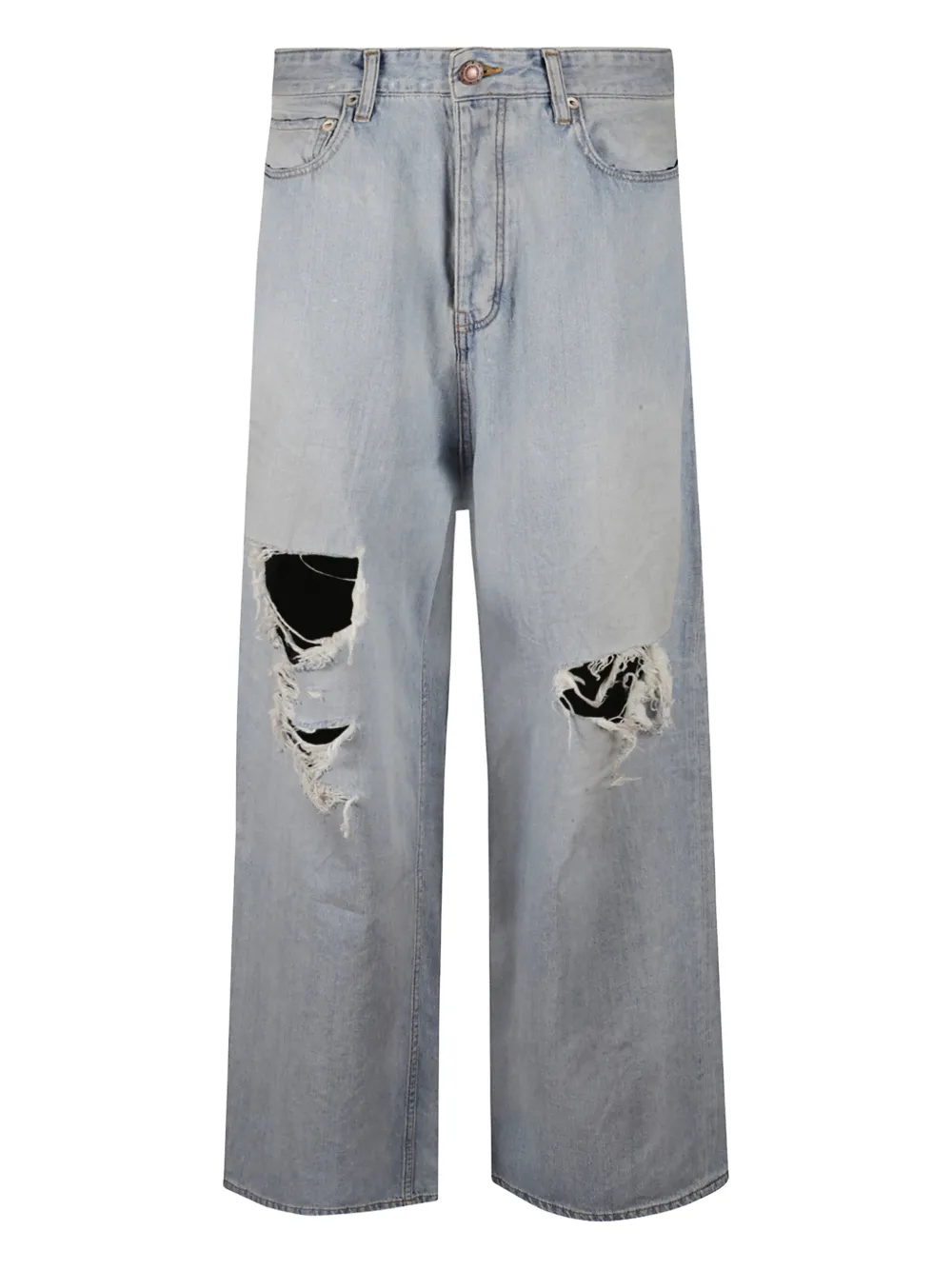 Balenciaga Calça jeans com efeito destroyed | Azul | Image 1