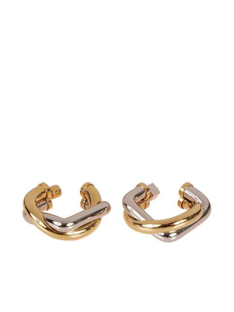 Jacquemus Doppio intertwined hoop earrings