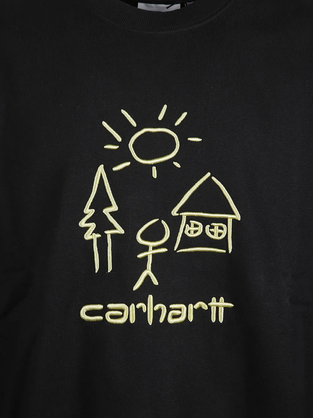 Carhartt WIP Sweater met borduurwerk Zwart