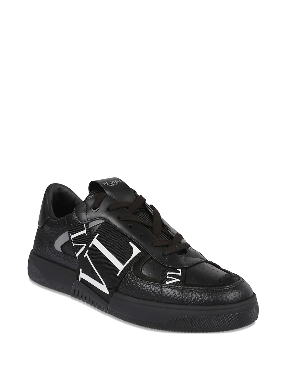 Valentino Garavani panelled logo-detail sneakers Black