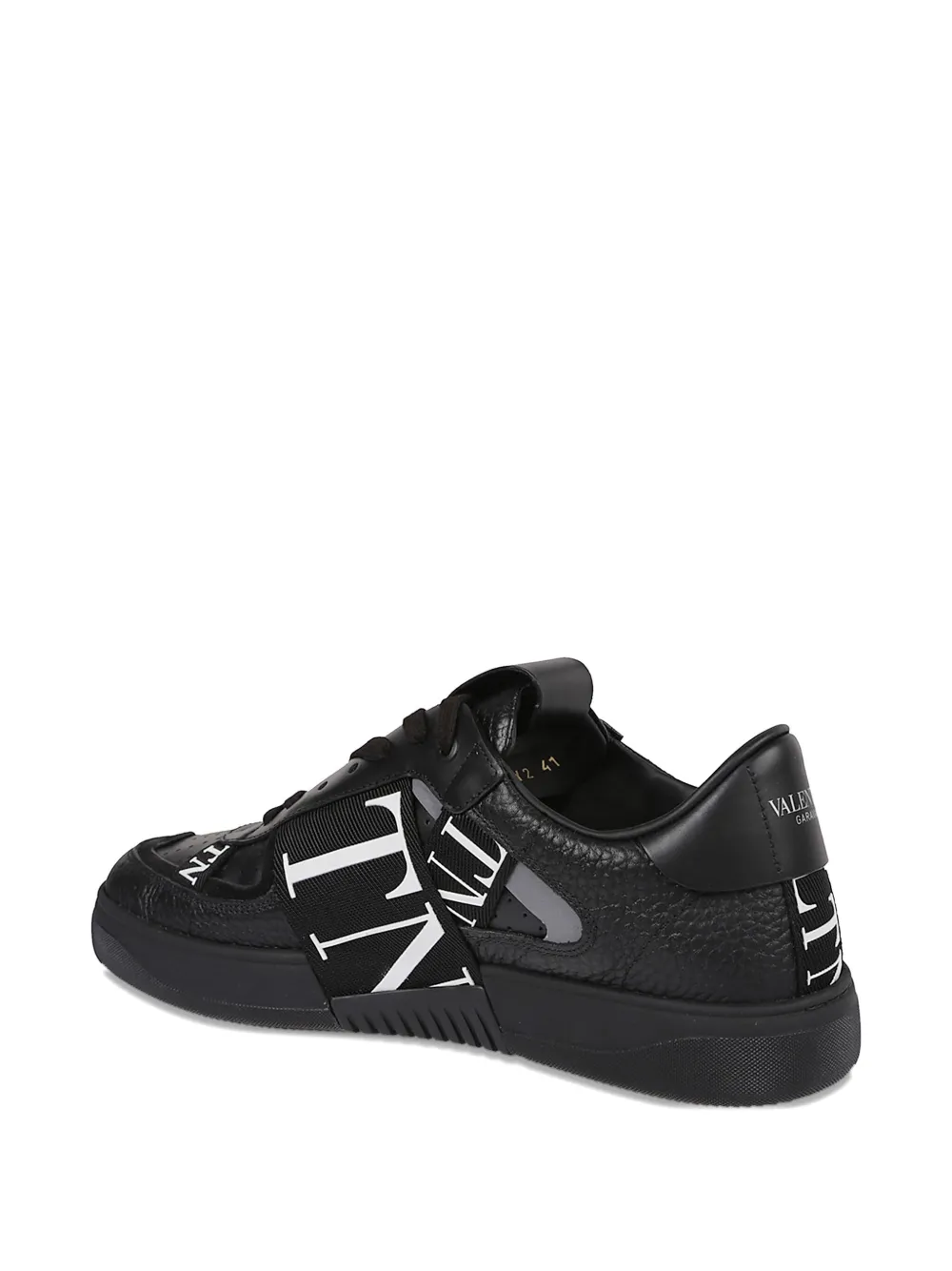 Valentino Garavani panelled logo-detail sneakers Black