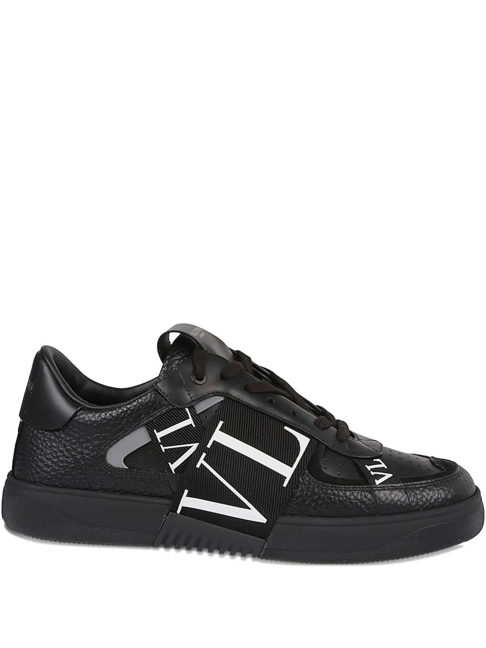 Valentino Garavani panelled logo-detail sneakers Black