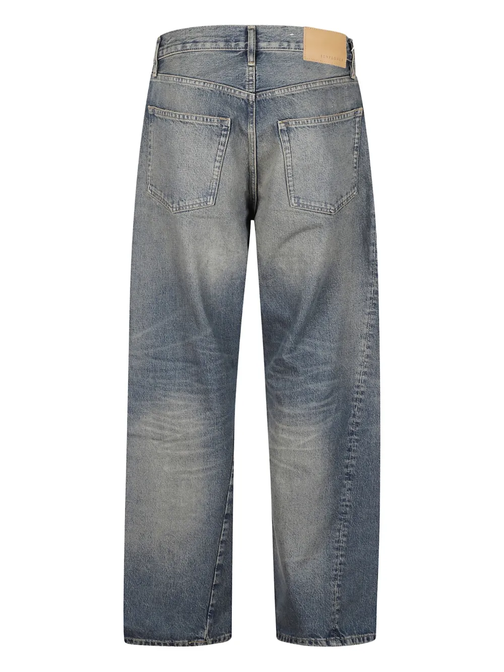 Sunflower Jeans met vijf zakken en knoopsluiting - Blauw