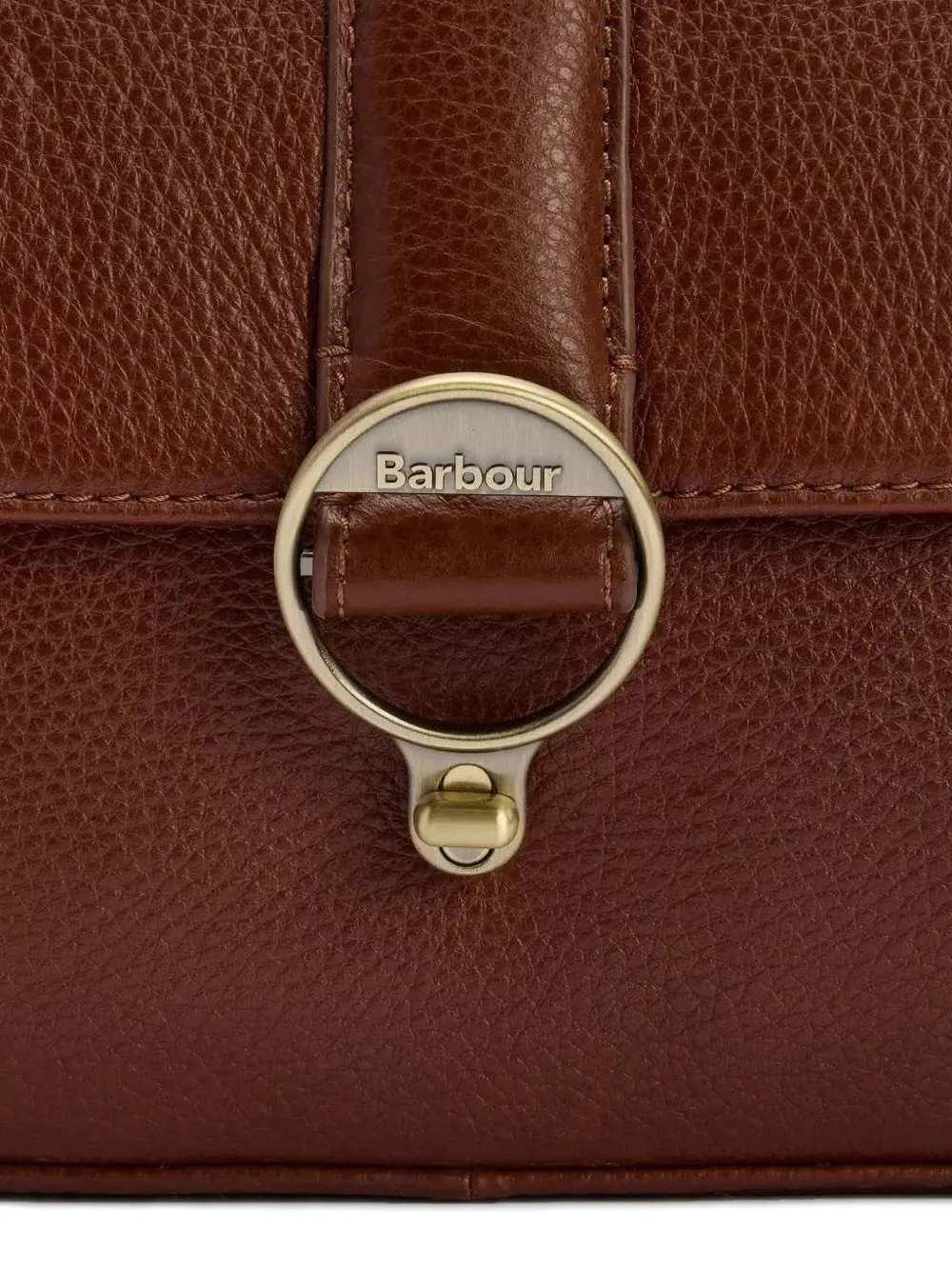 Barbour Rosa leren crossbodytas Bruin