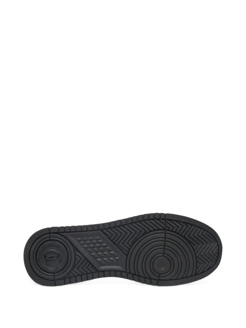 Just Cavalli Low-top Sneakers With Bold Logo Detailing In White
