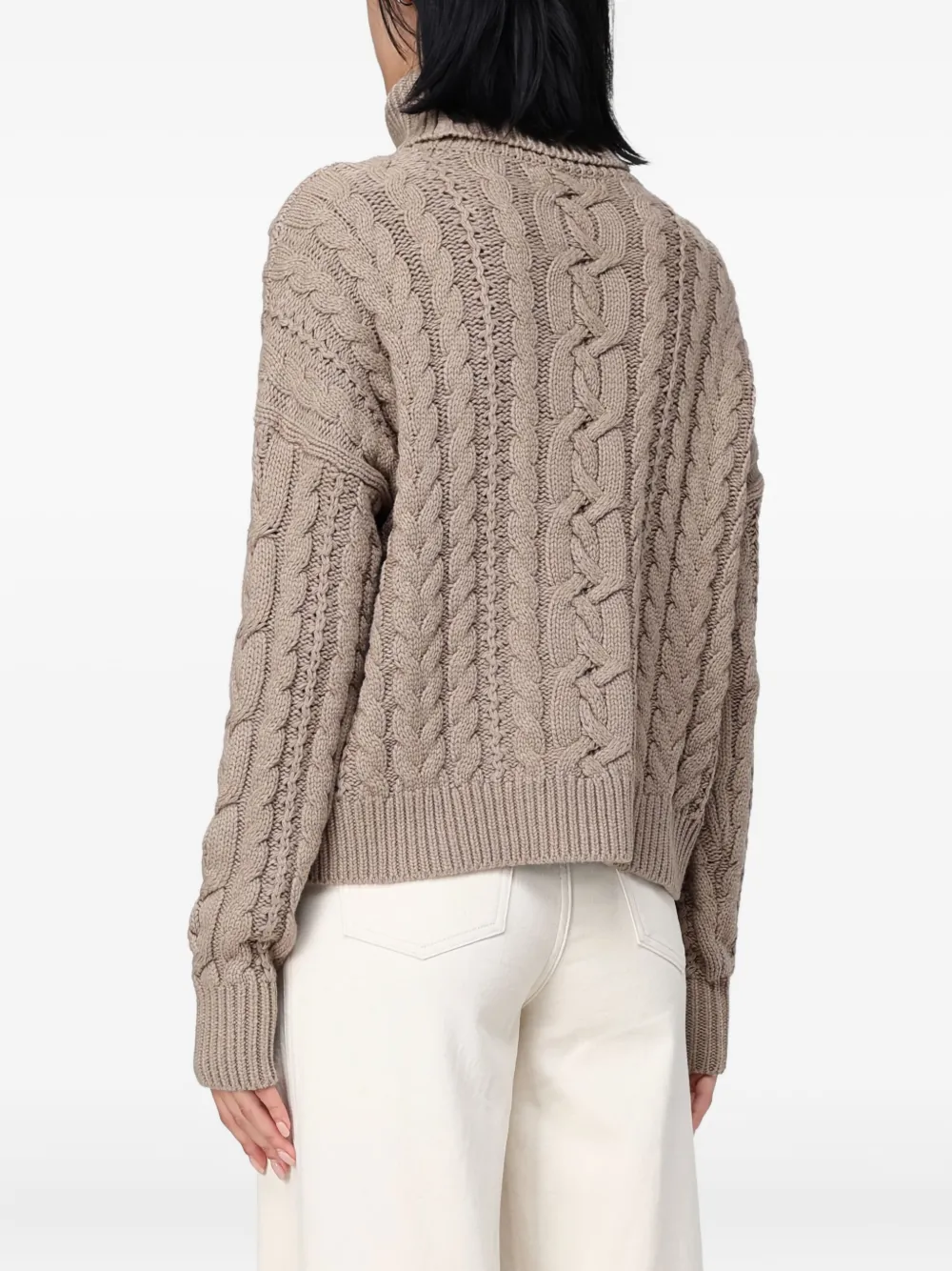 Ralph Lauren Cable-knit Sweater In Neutral