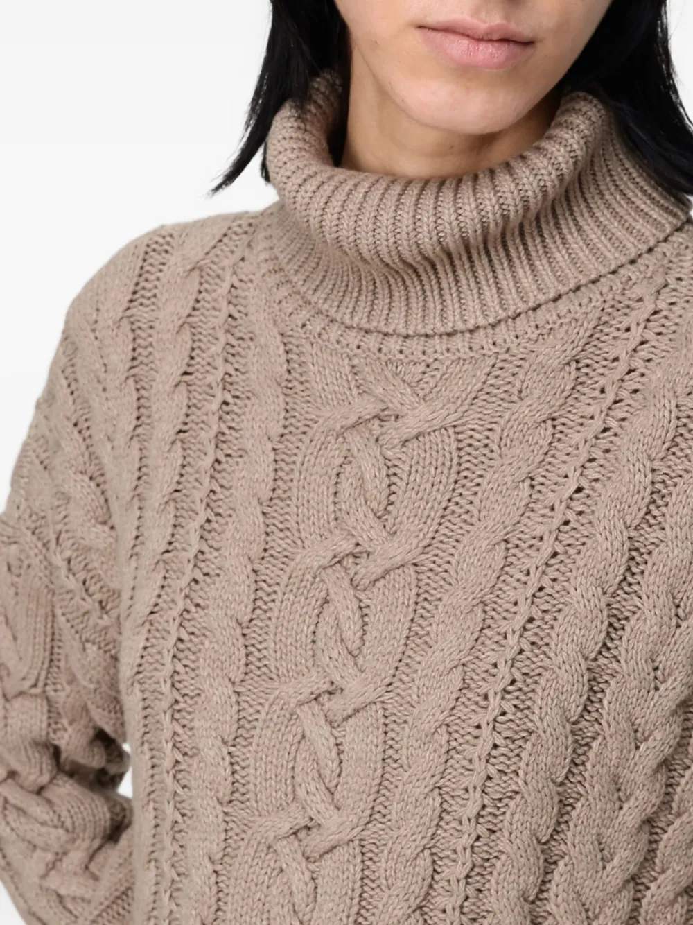 Ralph Lauren Cable-knit Sweater In Neutral