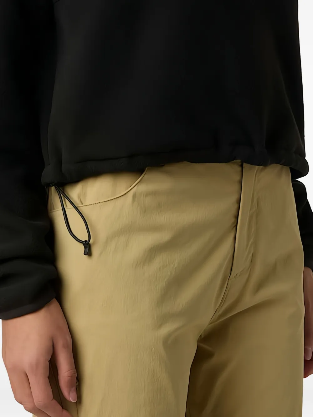 The North Face Glacier Fleece Zip-neck Sweatshirt In Black