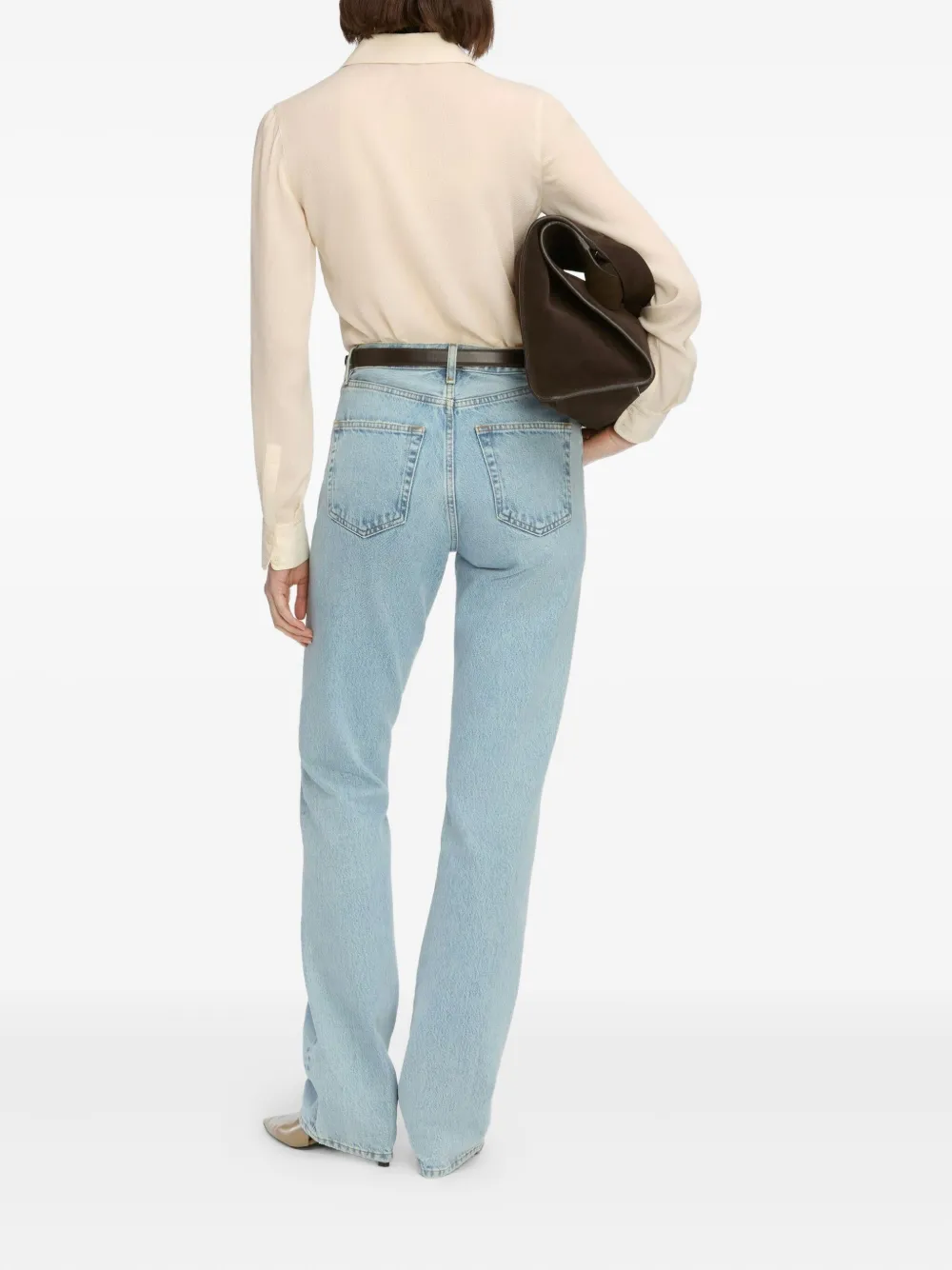 FRAME Jeans met verwassen-effect - Blauw