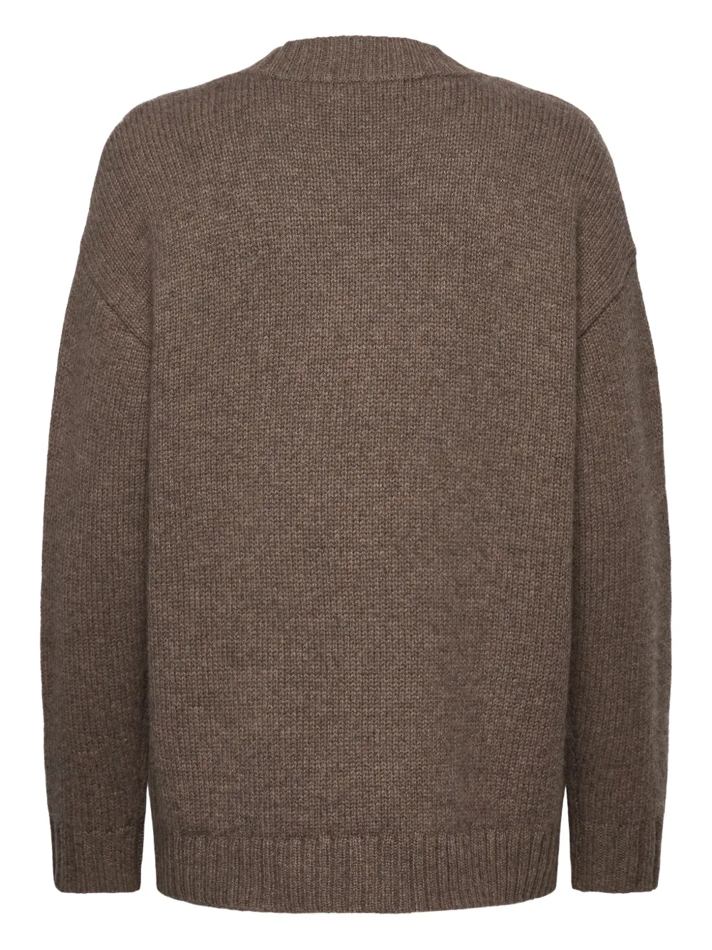 Ralph Lauren Buttoned Cardigan In Brown