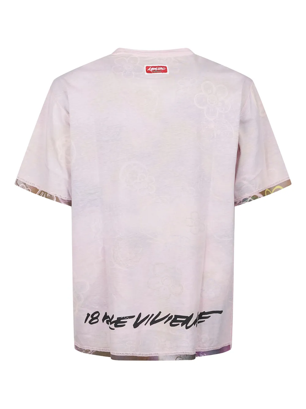 Kenzo x Futura T-shirt met logoprint - Roze