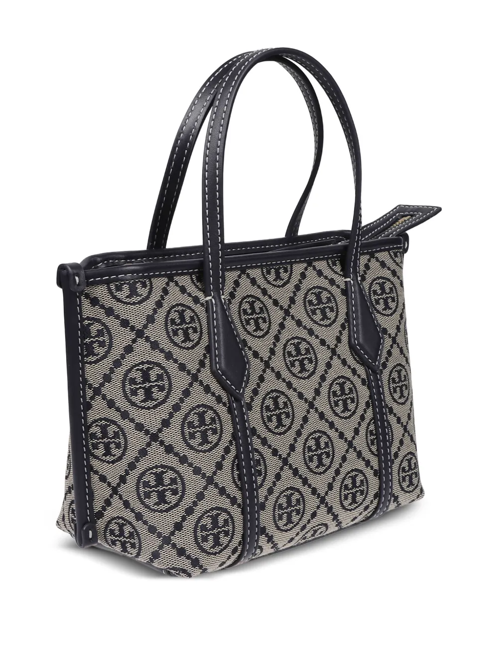 Tory Burch Perry shopper met monogram Beige