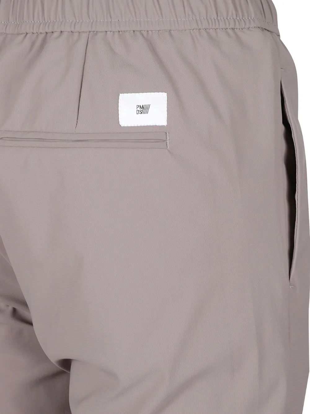 P.m.d.s Elastic-waistband Trousers In Gray