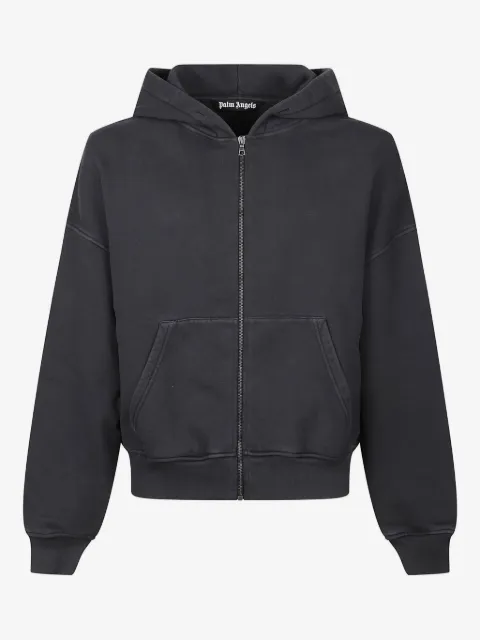 Palm Angels hoodie con cierre
