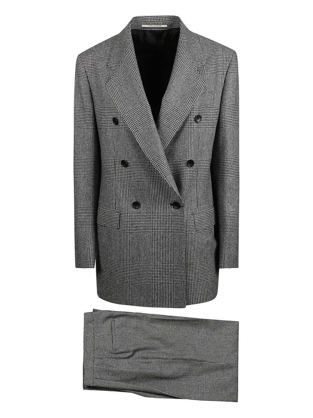 Tagliatore double-breasted checked suit | Grey | Image 1