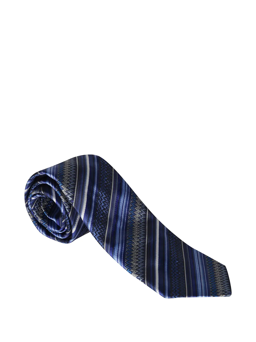 Missoni striped tie - Blauw