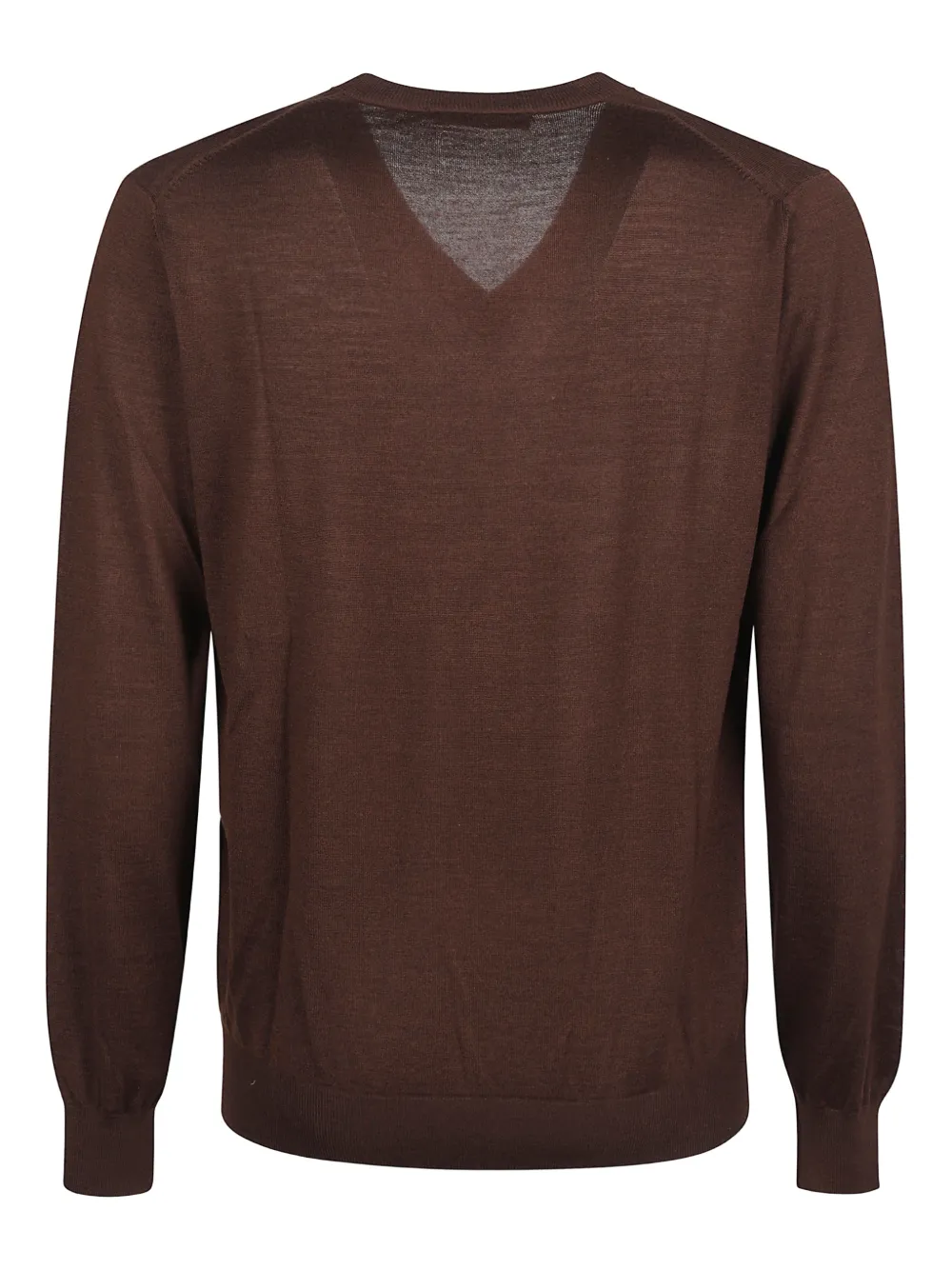 Gabriele Pasini V-neck embroidered-detail sweater - Bruin
