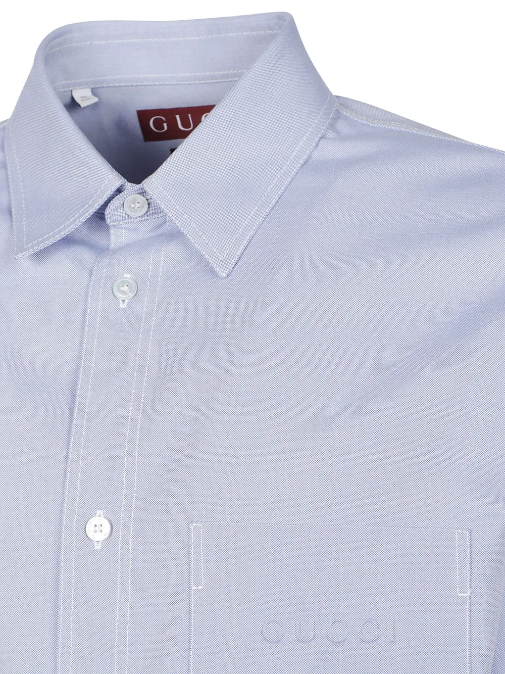 Gucci Overhemd met borstzak Blauw