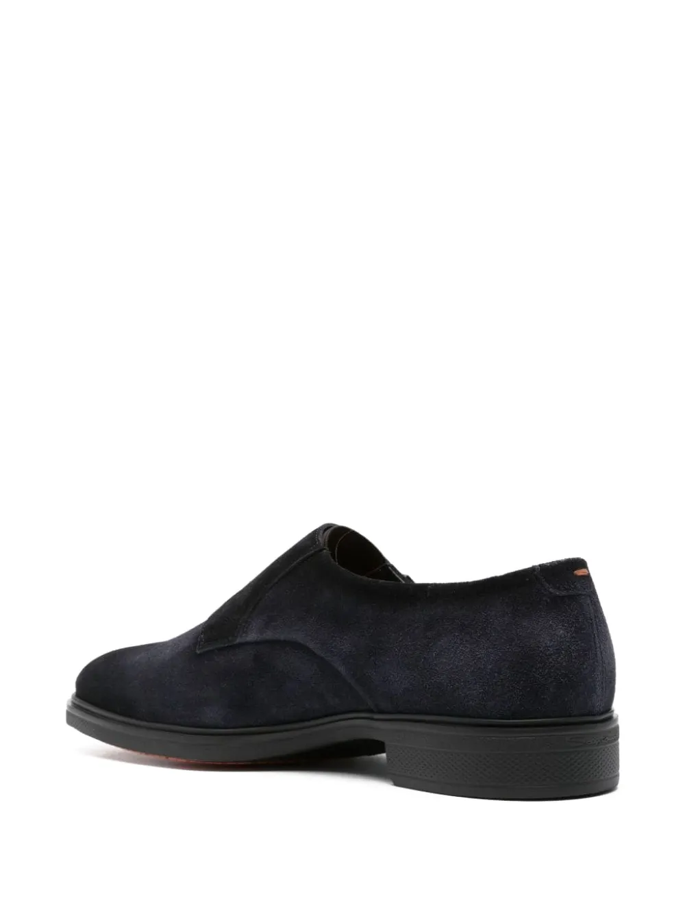 Santoni Leren gespschoenen Zwart
