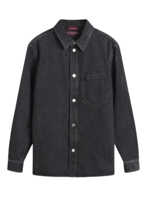 Gucci buttoned pocket overshirt