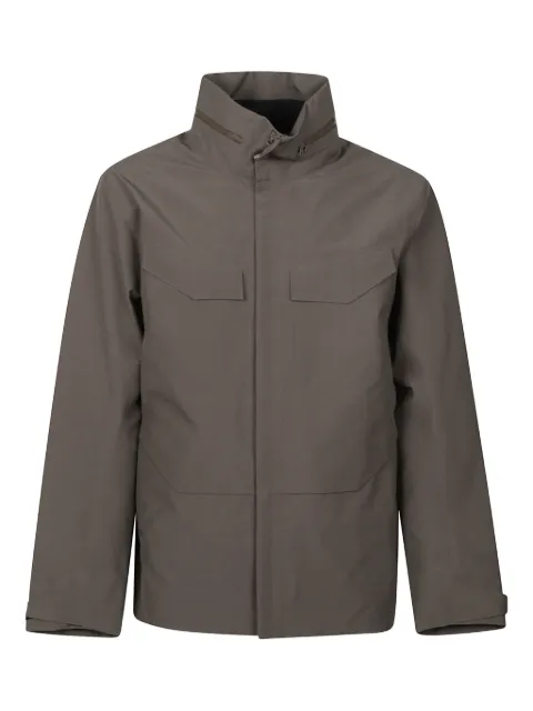 Veilance high-neck flap-pocket jacket