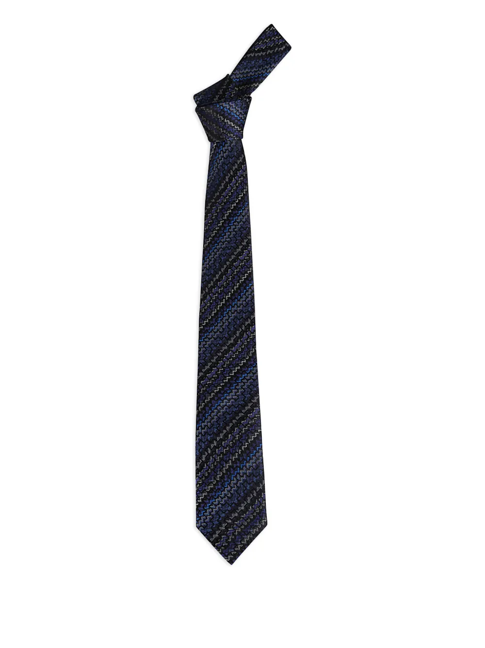 Missoni chevron tie | Blue | Image 1