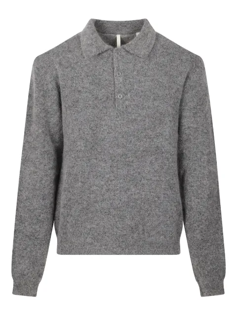 Sunflower polo-neck wool sweater