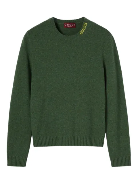 Gucci logo crew-neck sweater