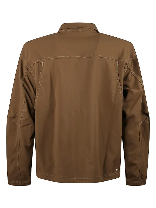 Nike ACG Smith Summit logo-detail Jacket | Brown | FARFETCH CA