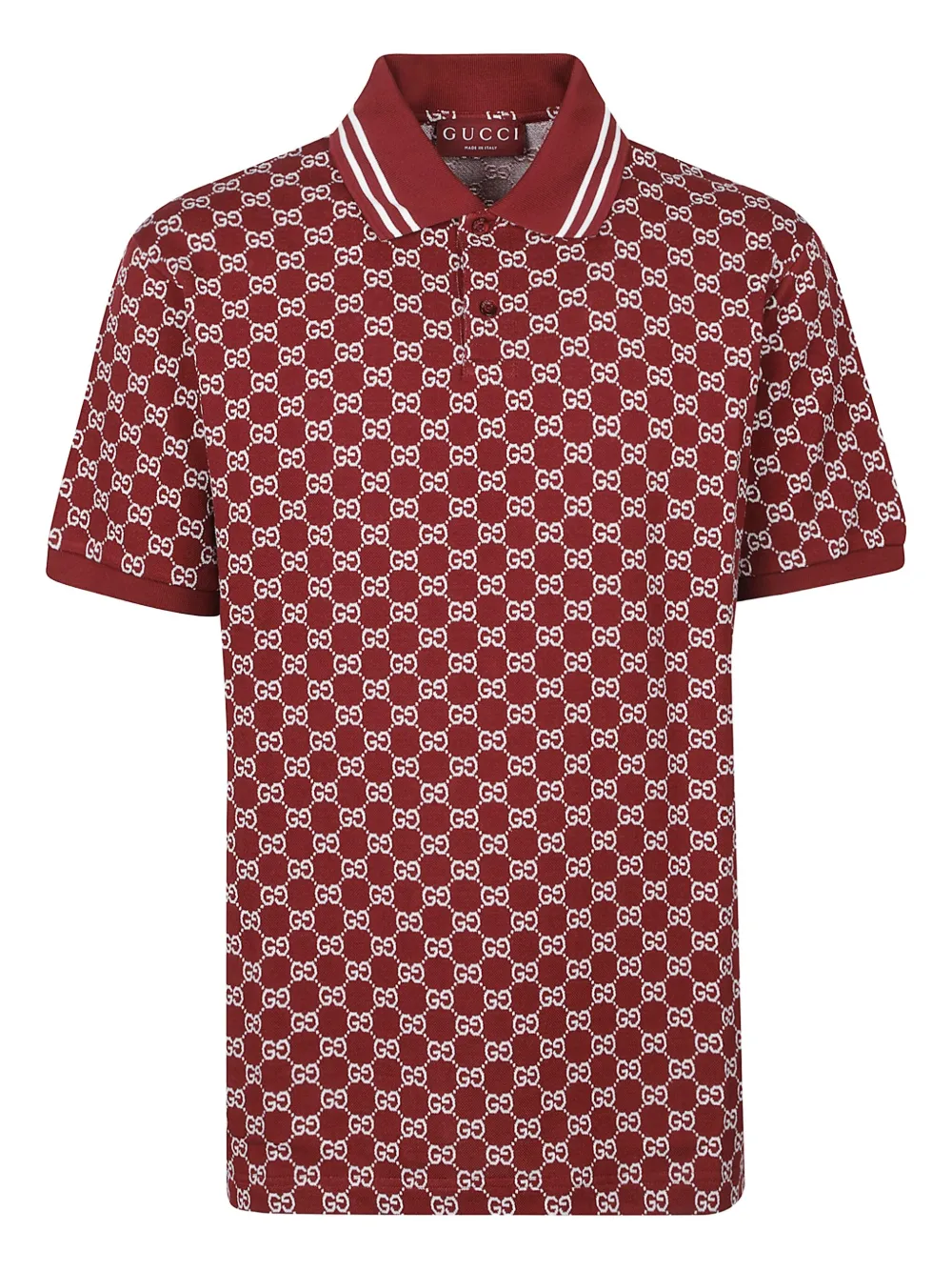 Gucci GG-pattern polo shirt | Red | Image 1