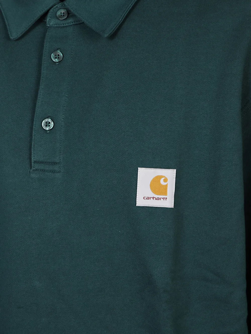 Carhartt Wip Polo Shirt With Logo In Green