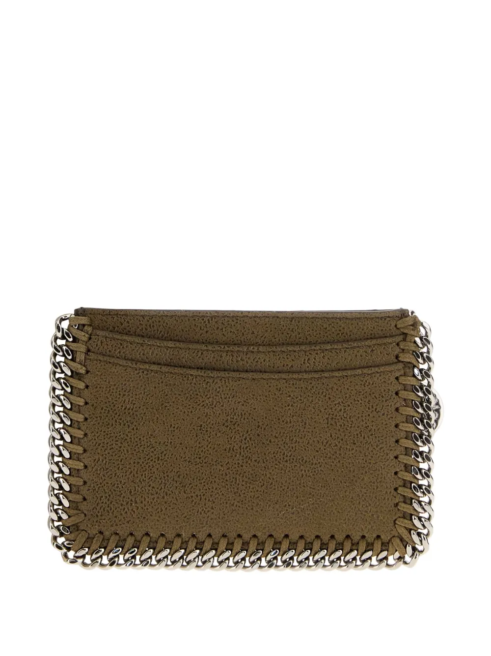 Stella Mccartney Falabella Cardholder In Green
