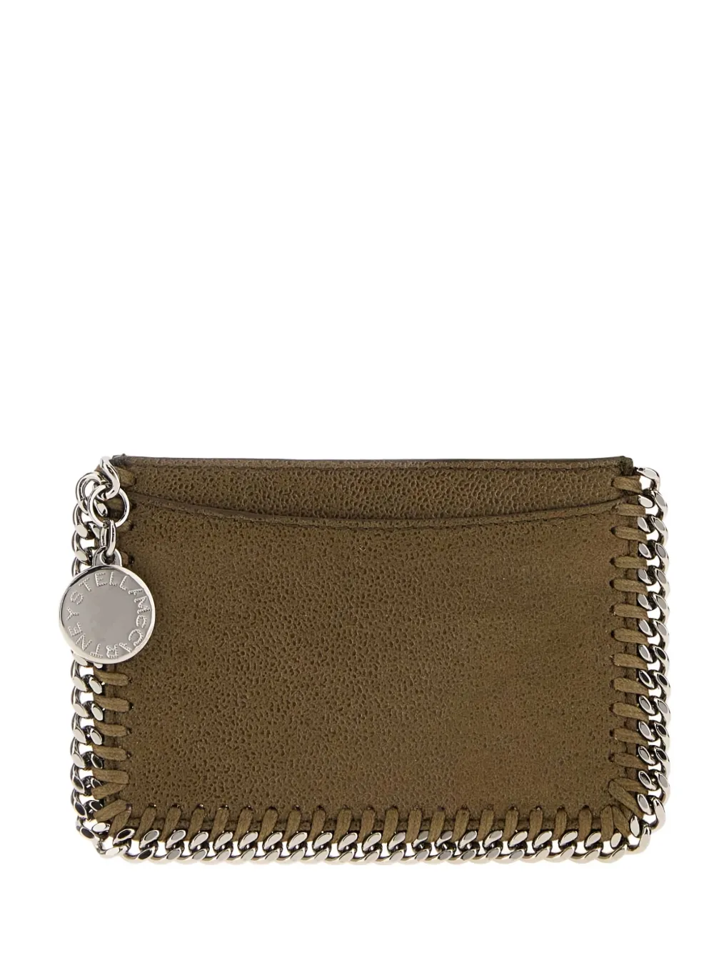 Stella Mccartney Falabella Cardholder In Green