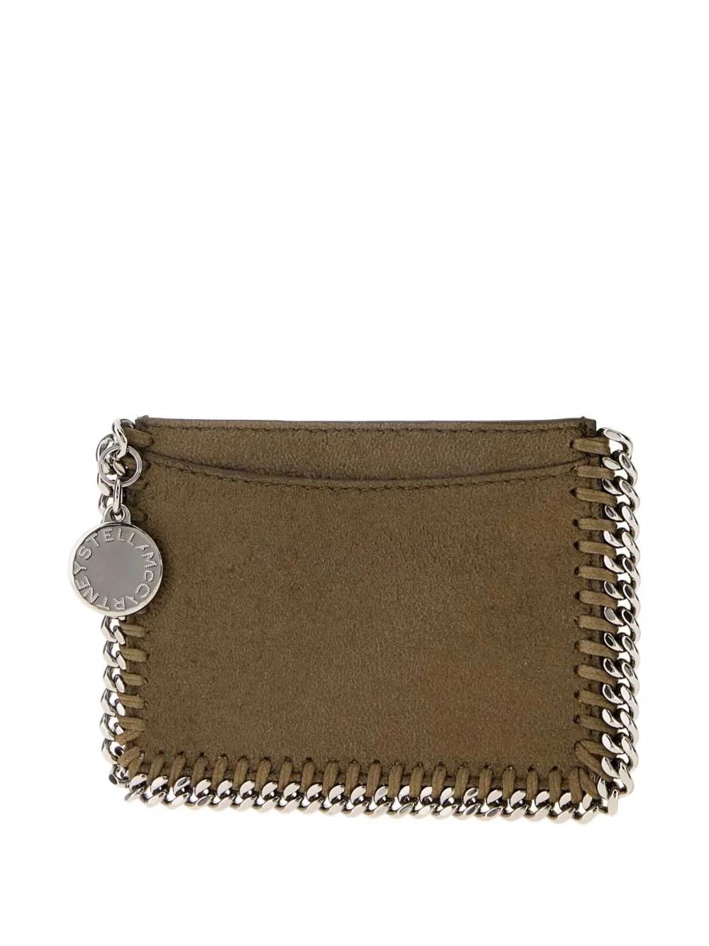 Stella Mccartney Falabella Cardholder In Green