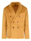 TOM FORD double-breasted patch-pocket blazer - Yellow