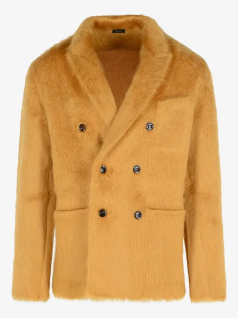 TOM FORD double-breasted patch-pocket blazer