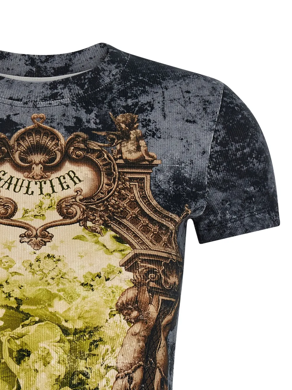Jean Paul Gaultier 'the Blue Médaillon' T-shirt In Multi