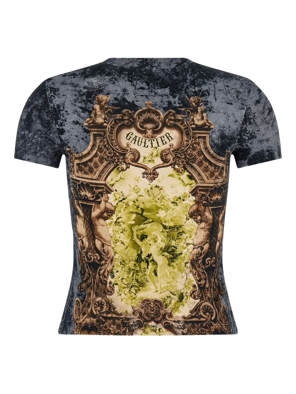 Jean Paul Gaultier 'the Blue Médaillon' T-shirt In Multi